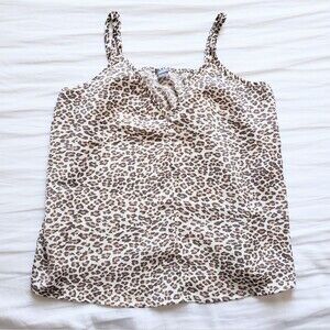 Aerie Leopard Print Sleep Tank Size S